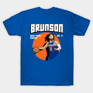 Jalen Brunson Comic Style T-Shirt